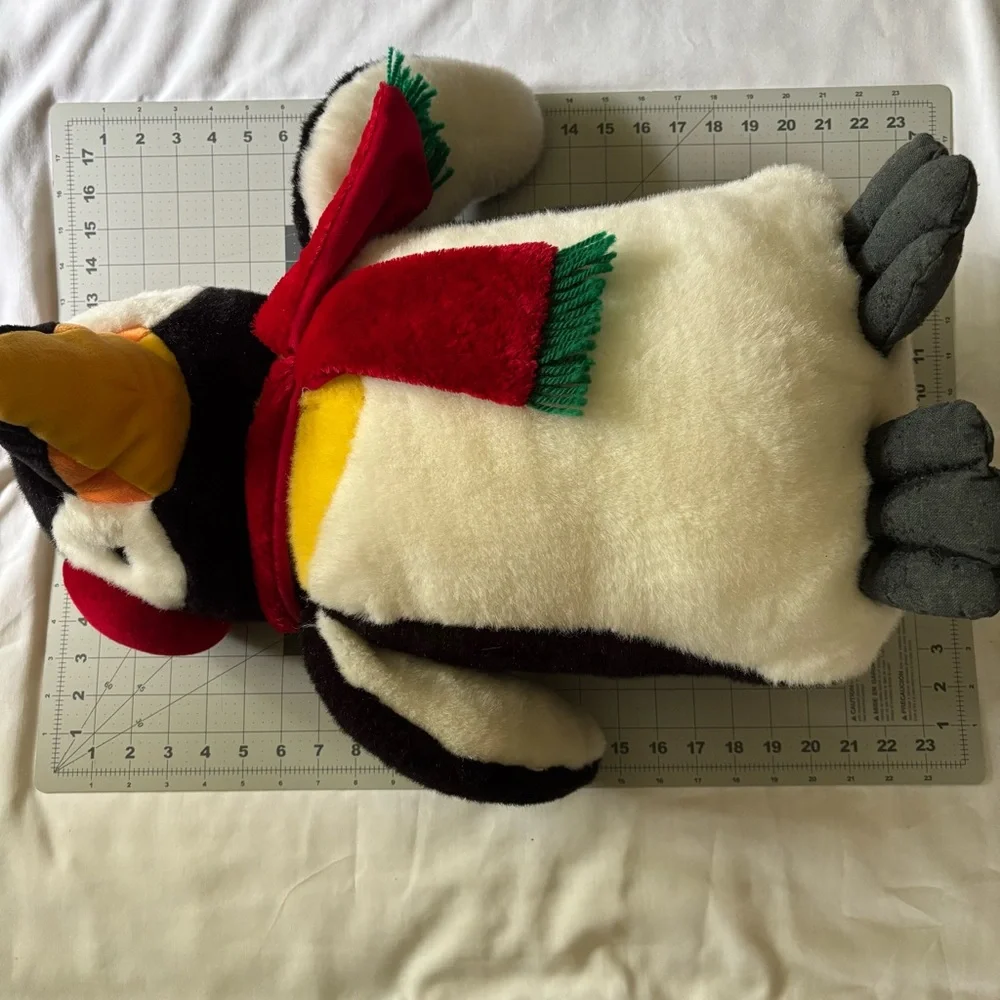 JC Penny Holiday Collection Penguin Plush Stuffed Animal Golden Bear Company 22”